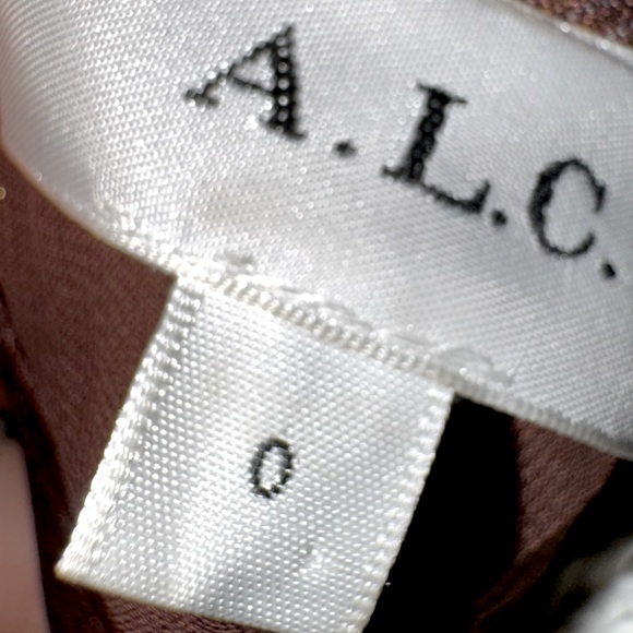 ALC🤎DRESS BROWN SPARKLY✨ELARA DRESS size 0! BRAND NEW! NEVER WORN!🤎SUMMER LOOK - Picture 2 of 2